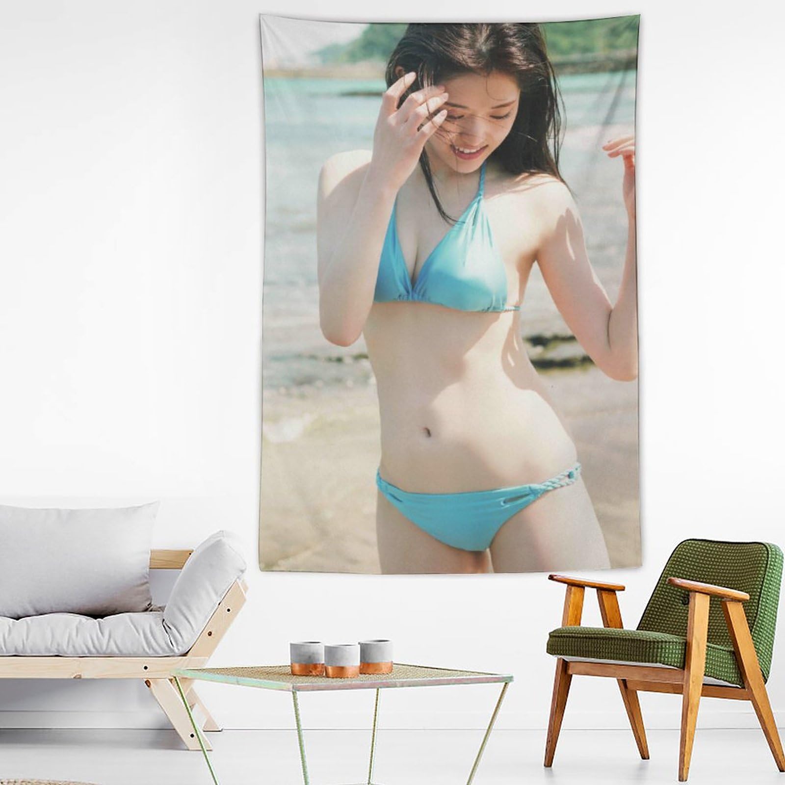 Amazon.co.jp: 松村沙友理(乃木坂46)グラビア水着画像タペストリー