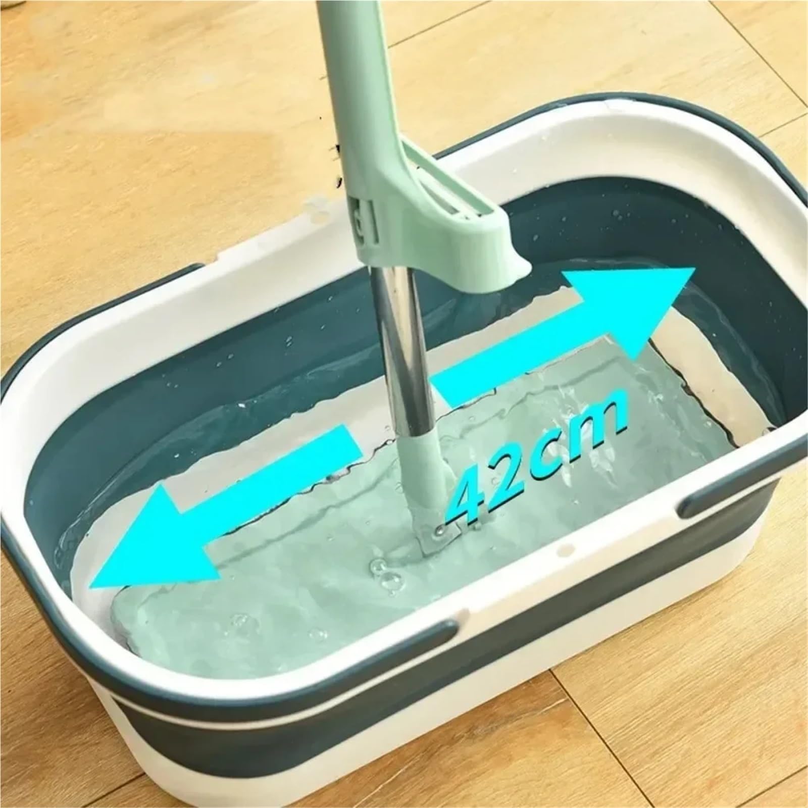 Faltbarer Eimer Faltbarer Moppeimer, Tragbarer Wascheimer, Waschen Von Haushaltsgegenständen, Angeln, Campingbecken(Color1)