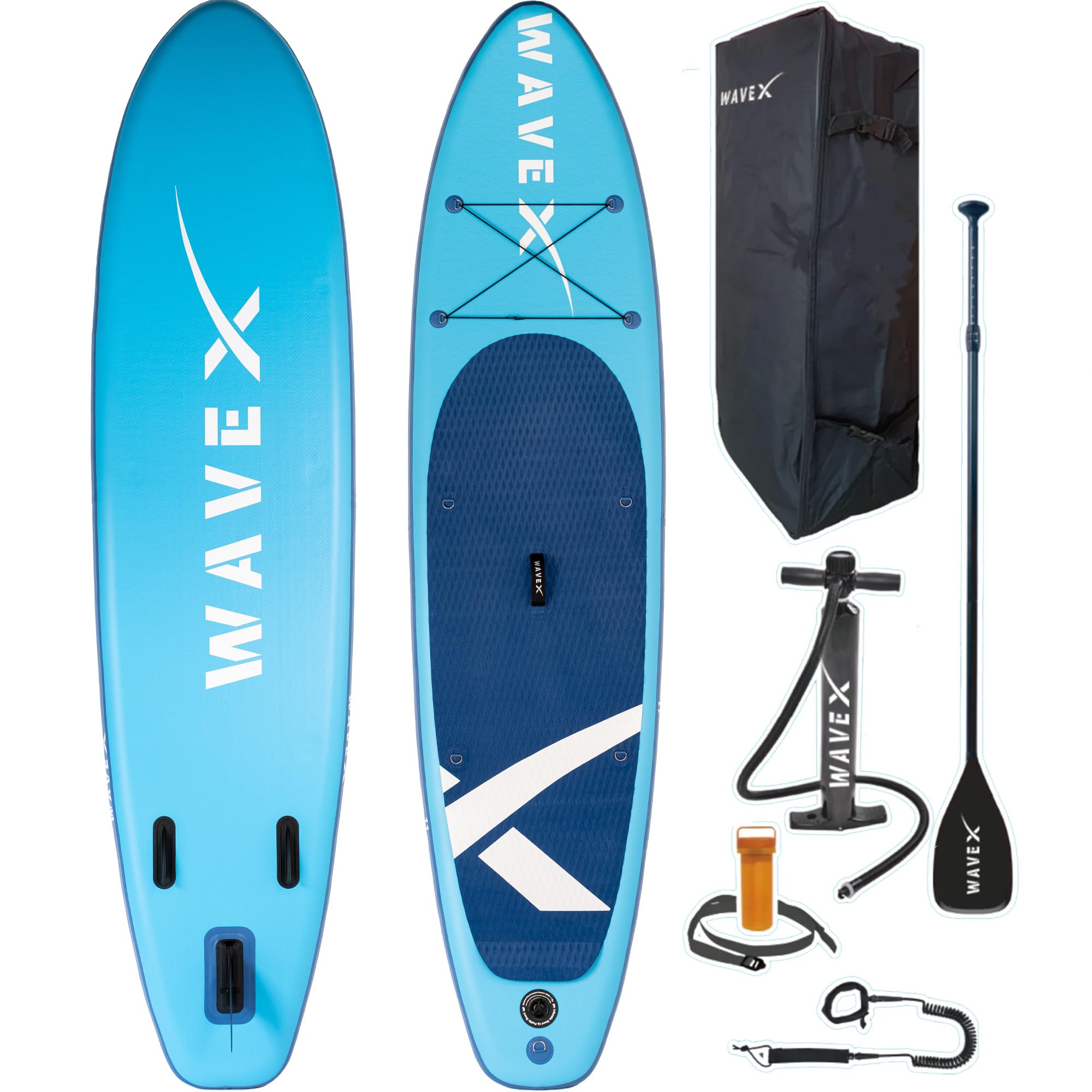 Amazon | Wavex 空気注入式スタンドアップパドルボード | プレミアム