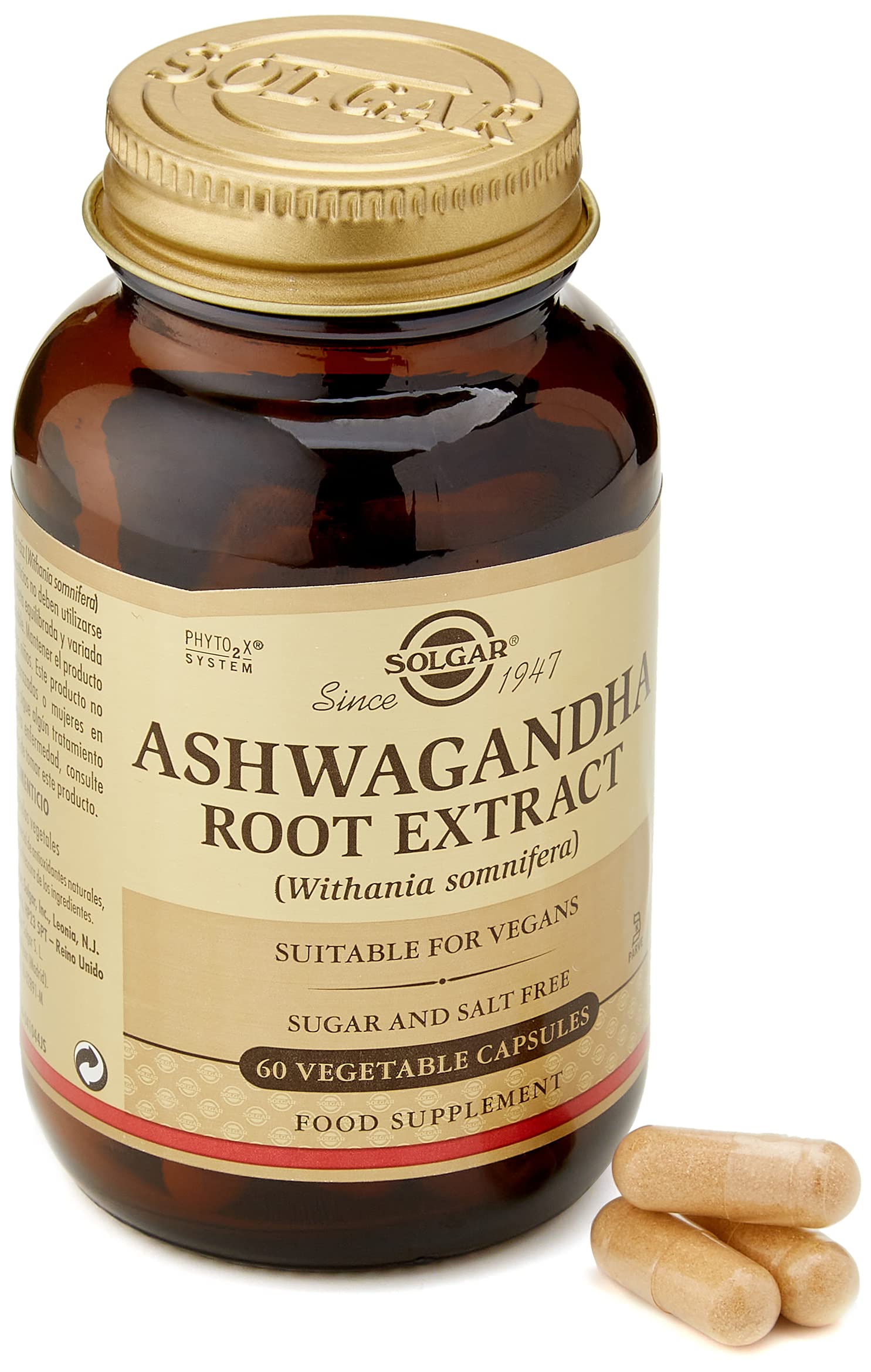 SOLGAR Ashwaganda Root, 60 CT