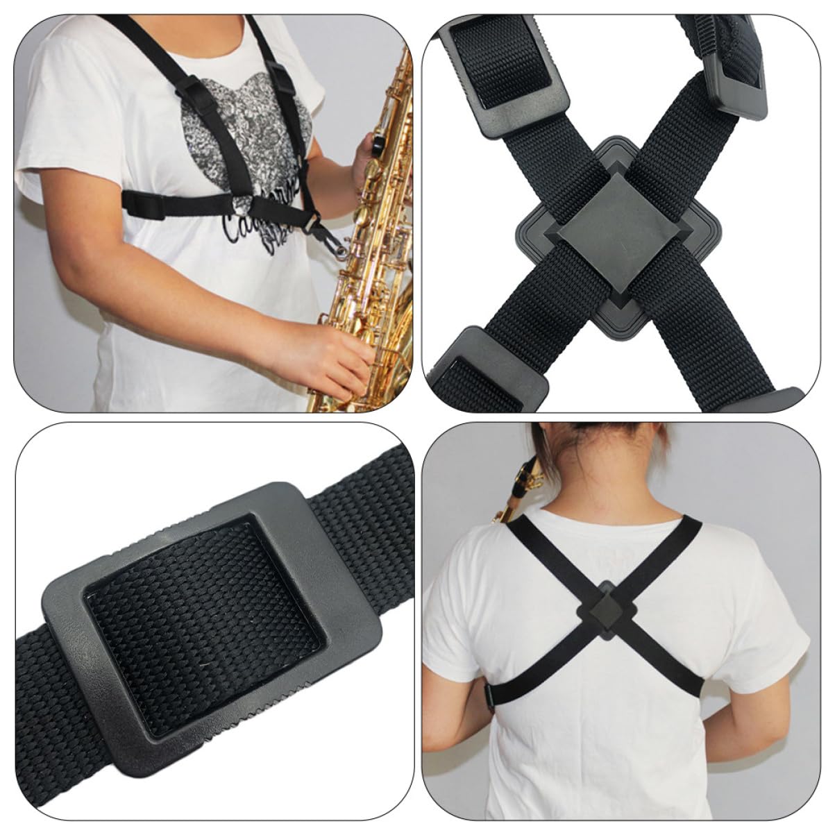 VICASKY 4pezzi Regolabile Per Tracolla Imbottita Per Per Adulti e Accessorio Per Musicisti