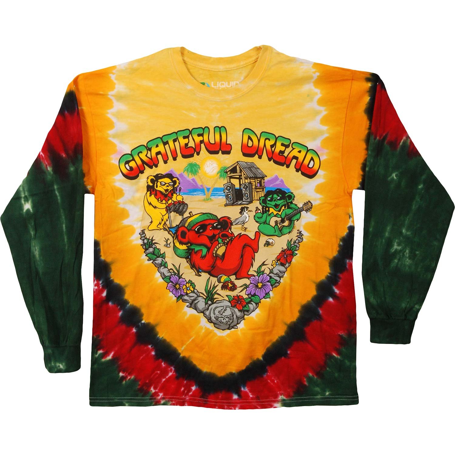 Grateful Dead – camiseta para hombre multicolor multicolor multicolor XX-Large
