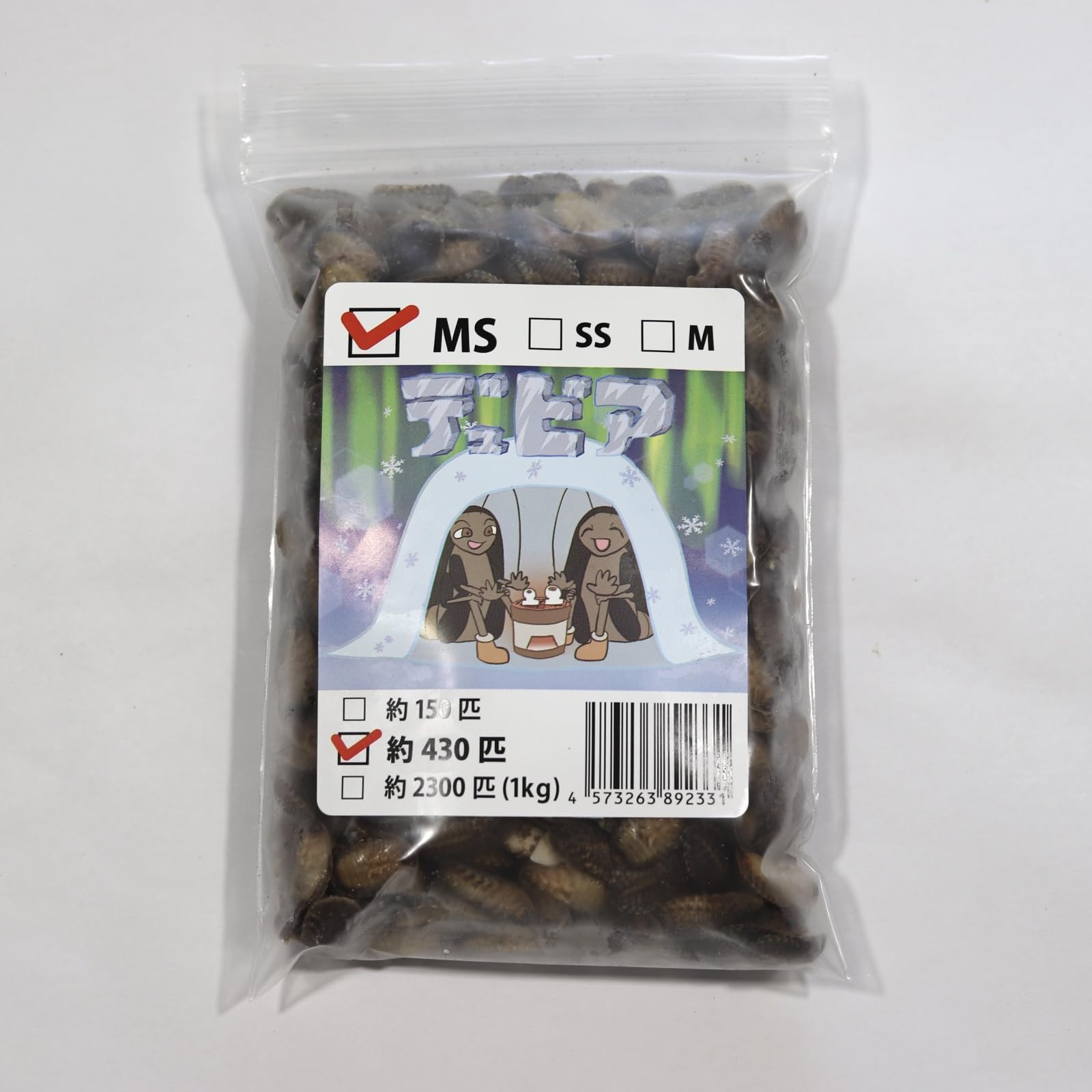 Amazon | 冷凍デュビア MS 約430匹入り 邑楽ファーム【SAfarmが発送し