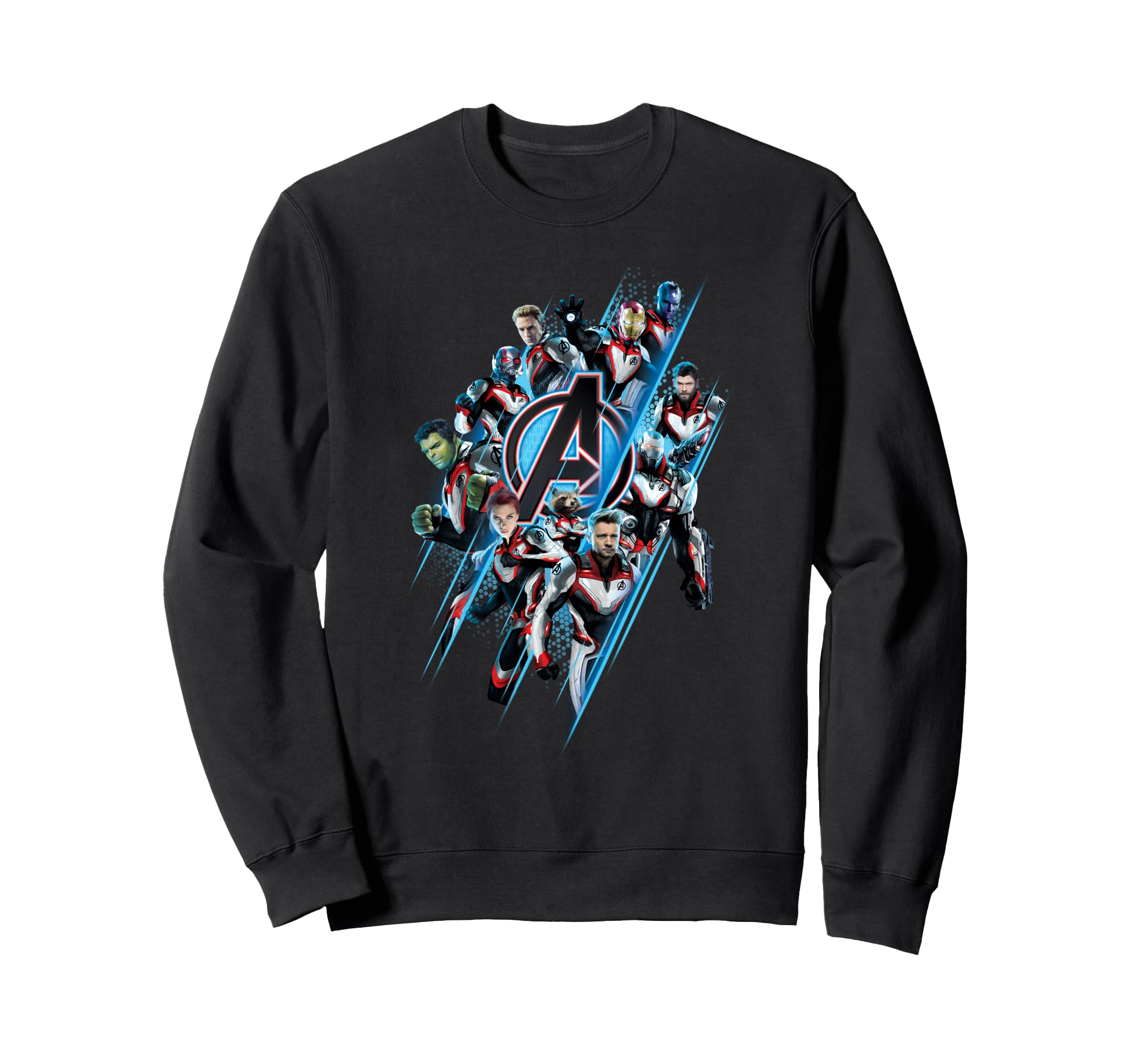 Sweatshirt Marvel Avengers Endgame pull noir coton col rond