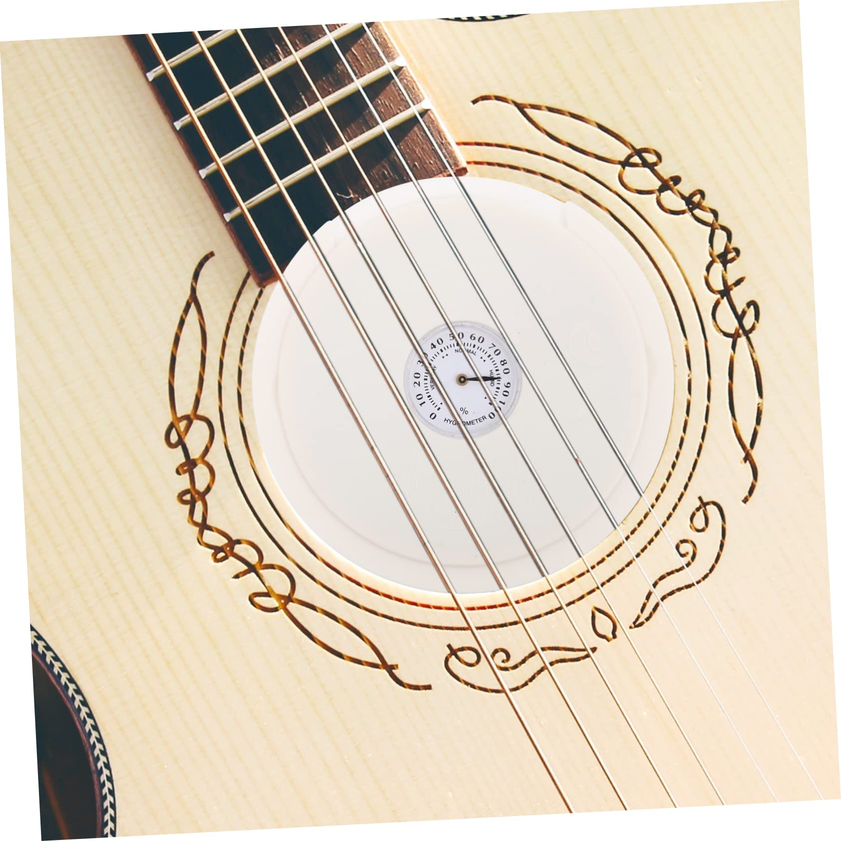 ibasenice 4piezas Humidificador De Guitarra Con Higrómetro Kit De Cuidado Para Guitarras Acústicas Protección y Mantenimiento Del Sonido Fácil Instalación El Orificio De Sonido