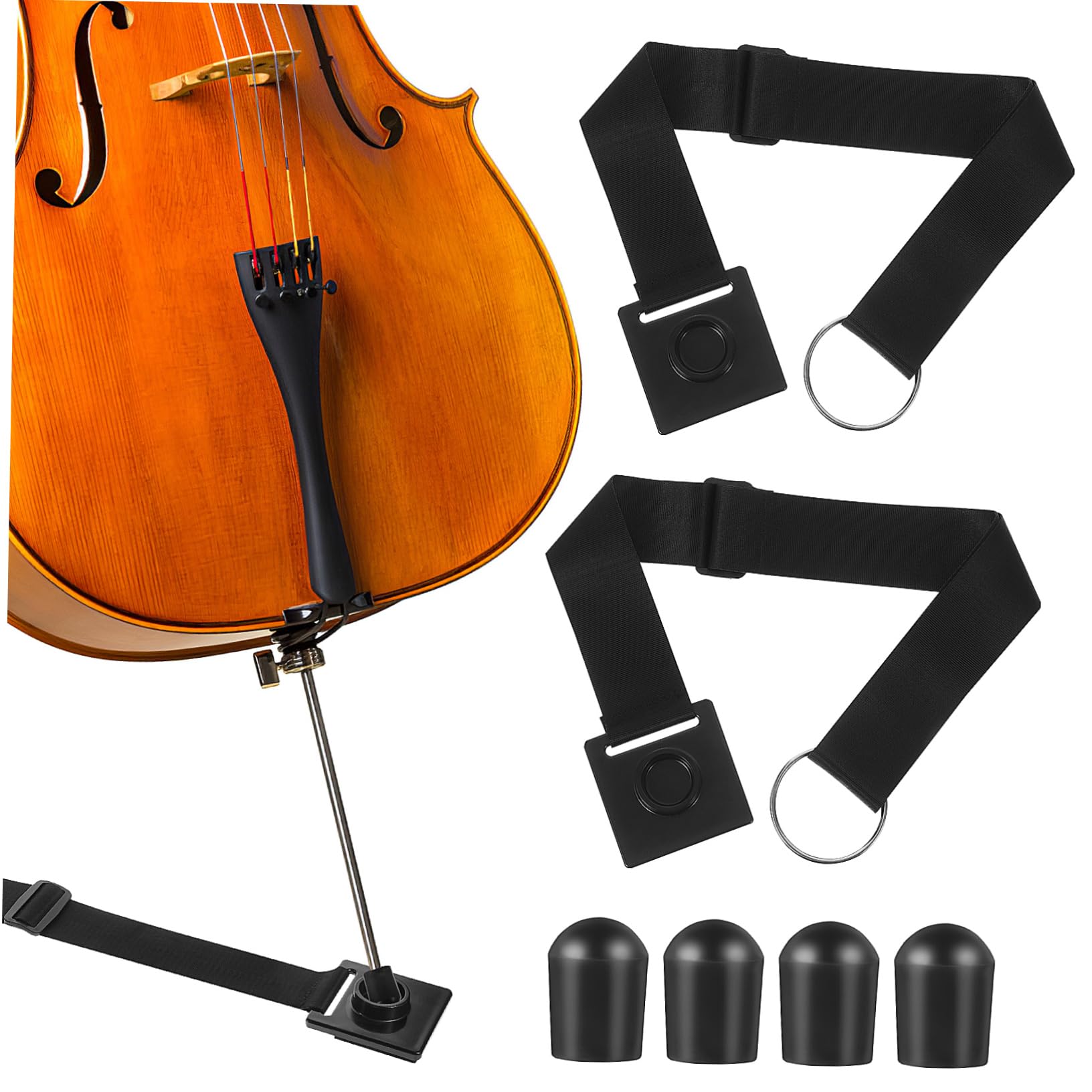 Amazon | Levemolo 6本 付属品 チェロ ノン マット 足 消しゴム ヘッド