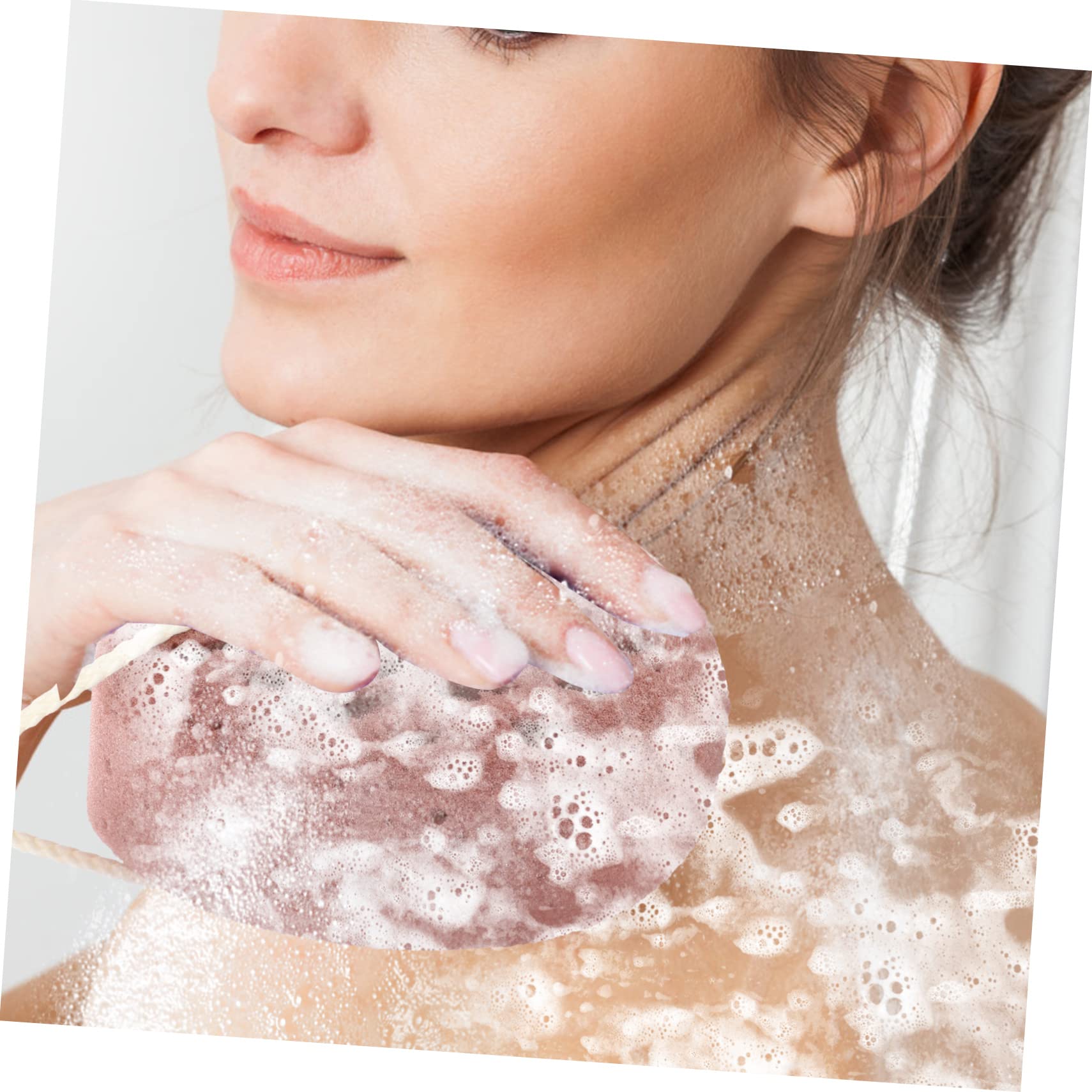 Healeved 4pezzi Spugna Da Bagno Riutilizzabile Per Esfoliazione Del Corpo Spugna Morbida e Resistente Scrubber Per Lavaggio Schiena Strumento Di Pulizia Per Doccia