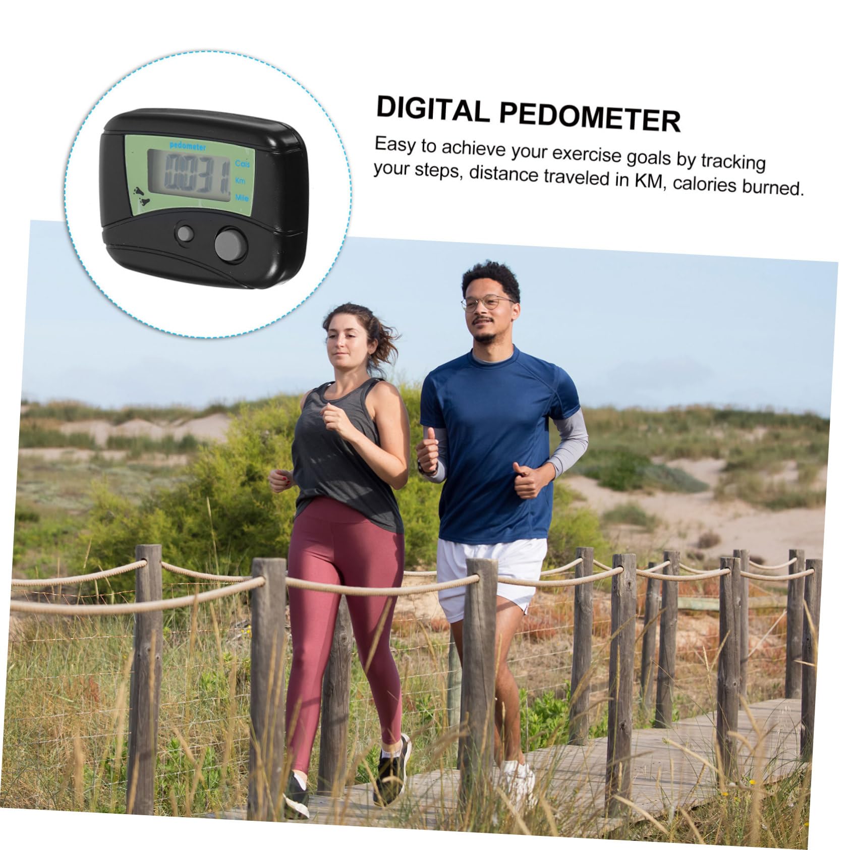 10 Pièces Compteur De Distance De Marche Podomètre Clip sur Podomètre Compteur De Pas Numérique EUR De Pas Numérique Tracker De Distance De Marche EUR De