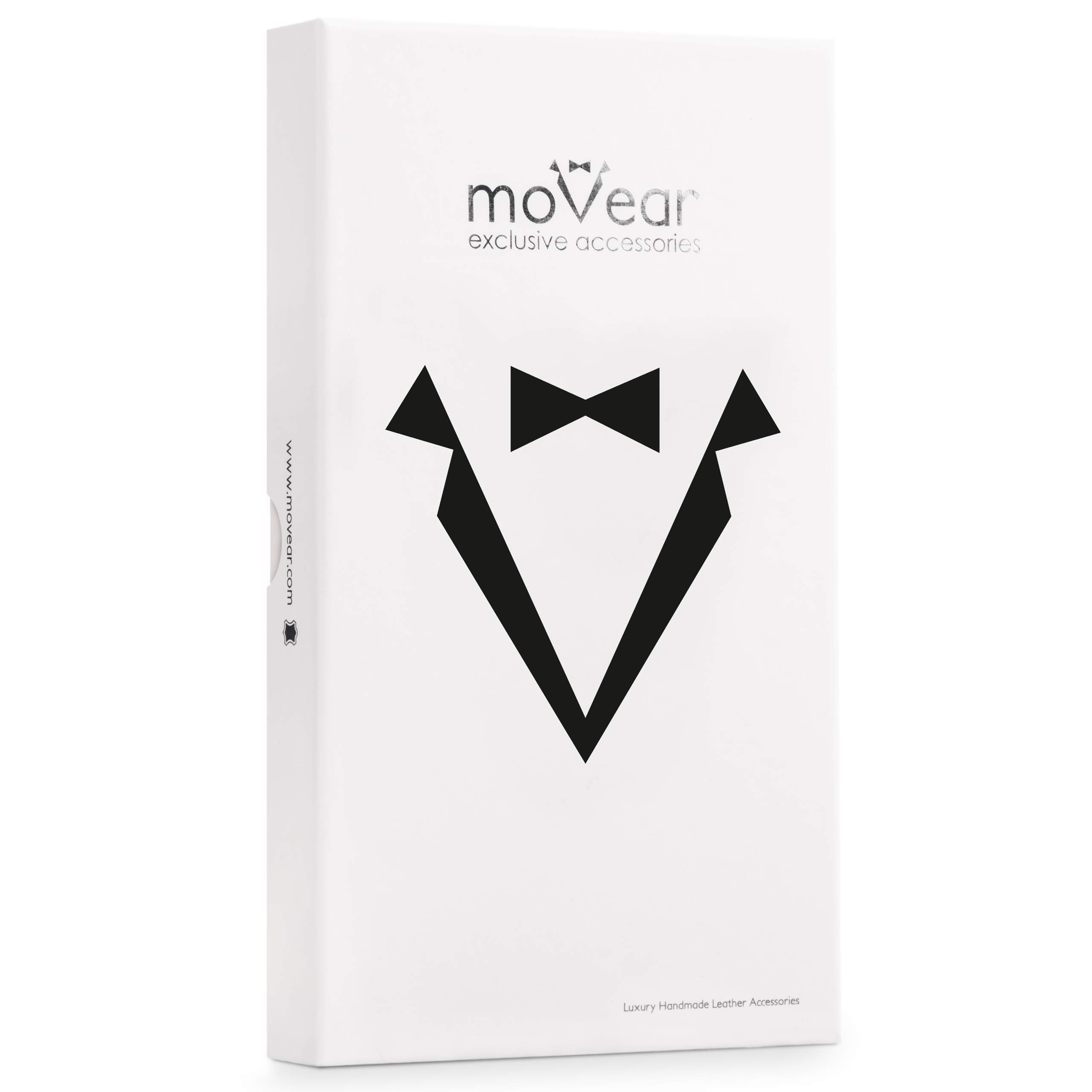 moVear FlipSide S skórzane klasyczne etui na telefon, kompatibilne z Galaxy S20+ [6,7"], z magnesem zamykającym klapkę, Gładka czerń, eleganckie i stylowe, ręczne wykonanie