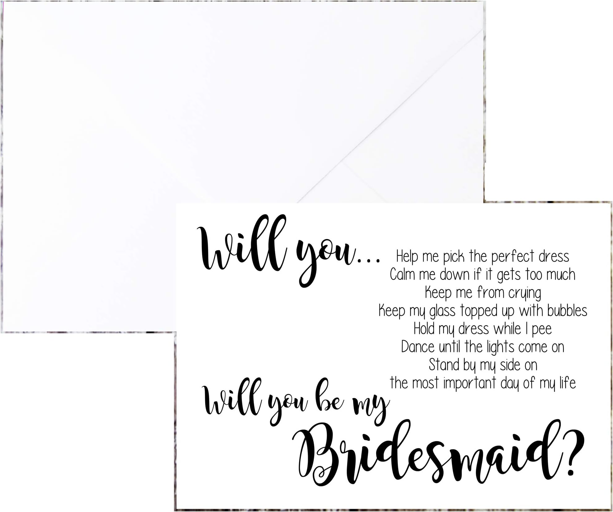 Will you be my Bridesmaid Card, Bridal Party card, Ask bridesmaid, bridesmaid Proposal, funny Wedding Duties