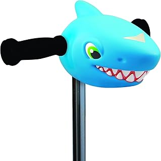 Scootaheadz Shark Scooter Accessories to Personalise Your Kids Ride - Shark Scooter Head for Kids Scooters Ages 3 and Up - Blue, Red, White and Silver - Scooter Gift for Boys