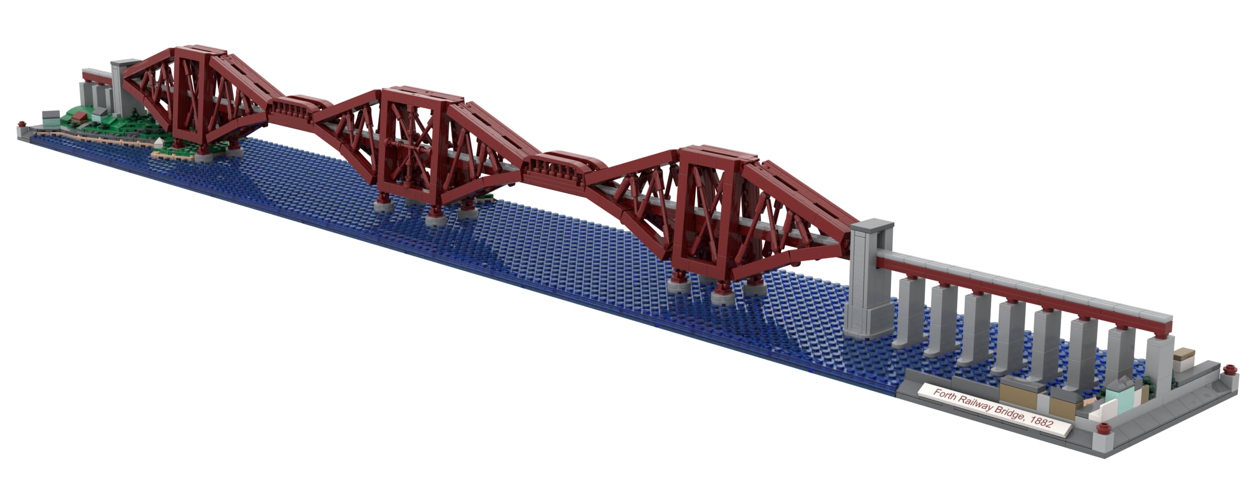 The Atom Brick Forth Railway Bridge Premium Building Set