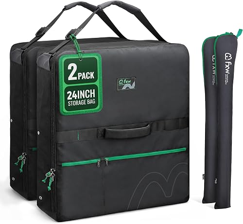 FXW Specialized Dog Playpen Storage Bag (Not Suitable for Other Brands), Designed for RV Trips, Fits 24" H 8 Panels and 9 Stakes, 2 Packs│Patented