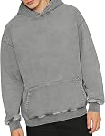 Homme Hoodie surdimensionnée Acide Laver Unisexe Vintage poids lourd coton pull sweatshirt pour hommes femmes Streetwear 2026