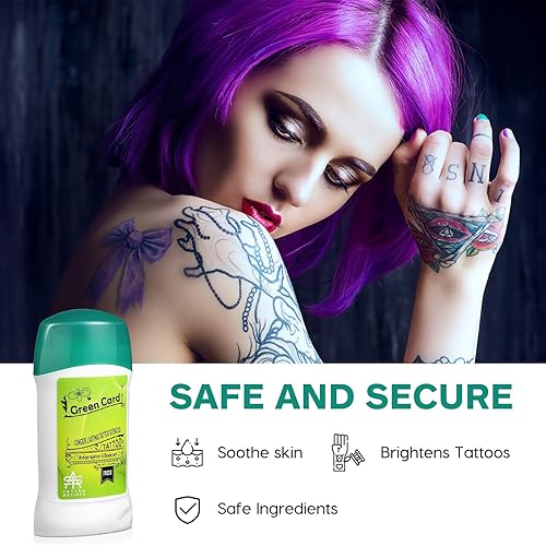 Miniatura 3 de Barra de gel de transferencia de tatuajes, crema de transferencia de tatuajes, suministros de transferencia de tatuajes para tatuajes, desodorante