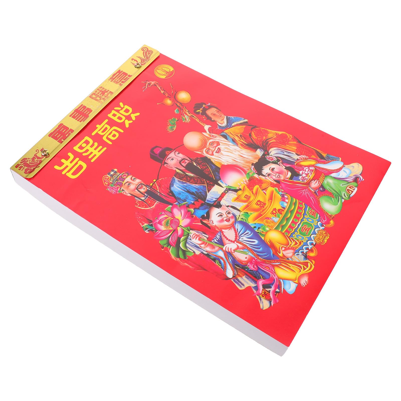 BESTYASH Calendario Colgante Tradicional Chino de Papel Rojo Año Oveja 2027 Función de Guía Auspiciosa y Diseño para Decoración Feng Shui