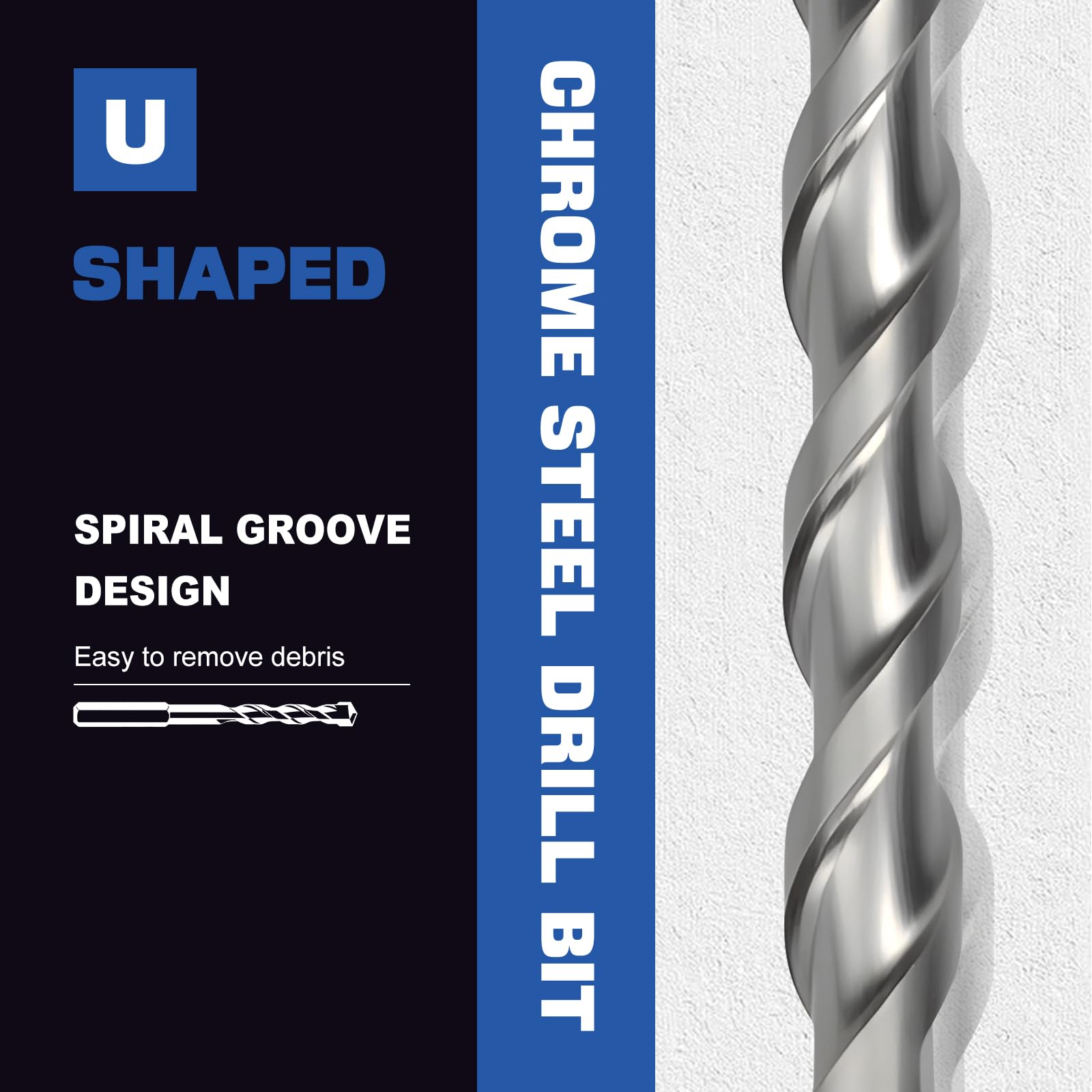 GRIXLEN Masonry Drill Bits - 3 Pack 4mm -6 GRIXLEN Masonry Drill Bits - 3 Pack 4mm -6
