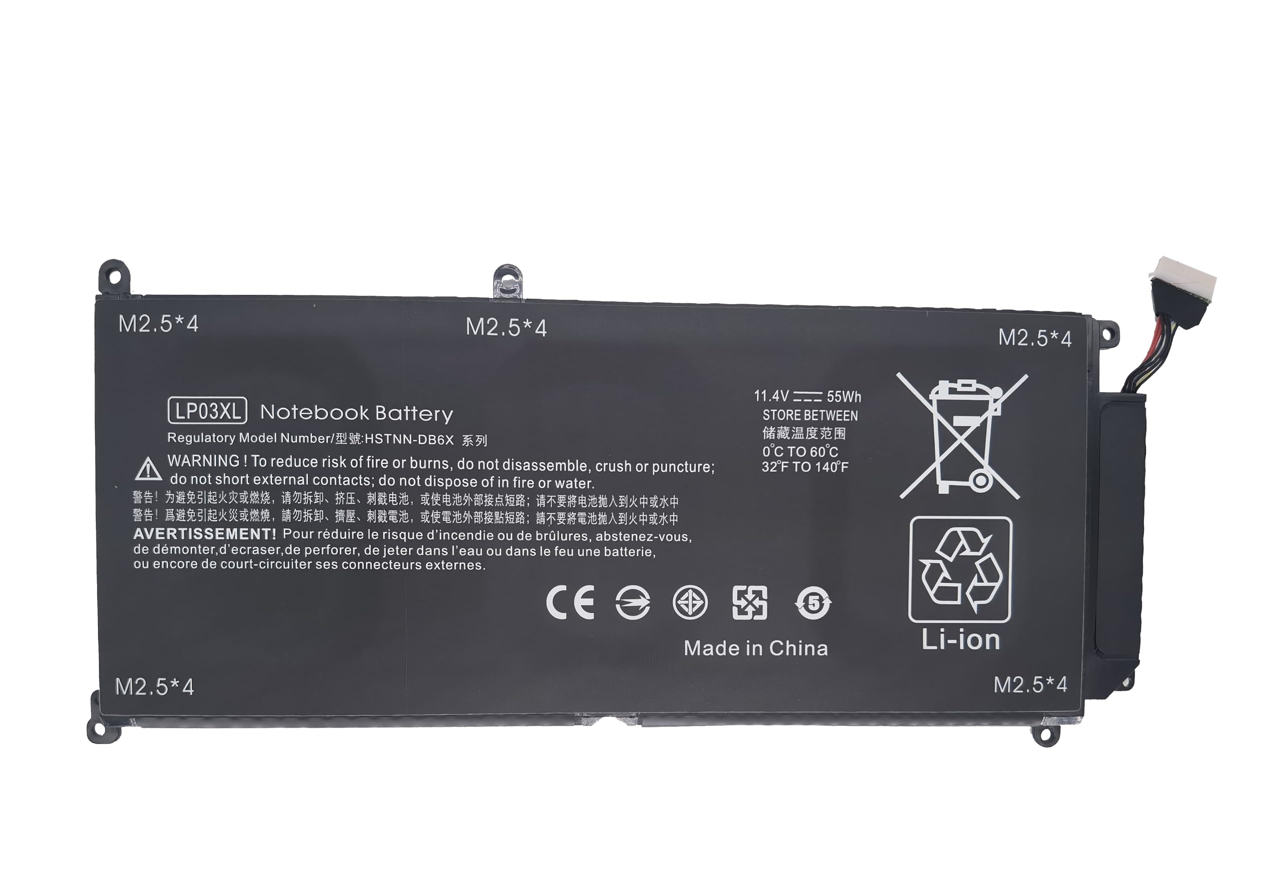 Fully. LP03XL Replacement Laptop Battery Compatible with HP Envy M6-P M6-P113DX M6-P013DX Envy 15T-AE 15T-AE000 HSTNN-DB7C 807417-005 807211-241 11.4V 55Wh