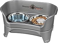 Vista 38 de Neater Feeder Express Cuencos para Perros a Prueba de Desordenes Elevados para Razas de Tamaño Mediano a Grande, Cuenco de Comida para Perros sin