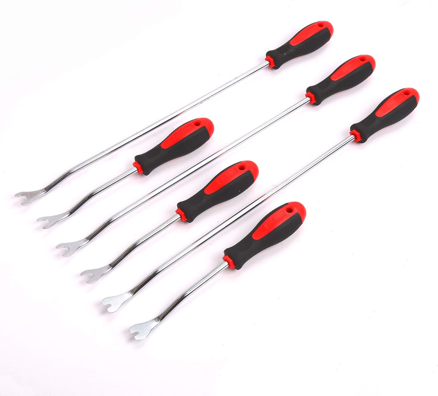 WINTOOLS 6PCS Heavy Duty Car Vehicle Trim Clip Removal Set Upholstery Chrome Car Door Panel