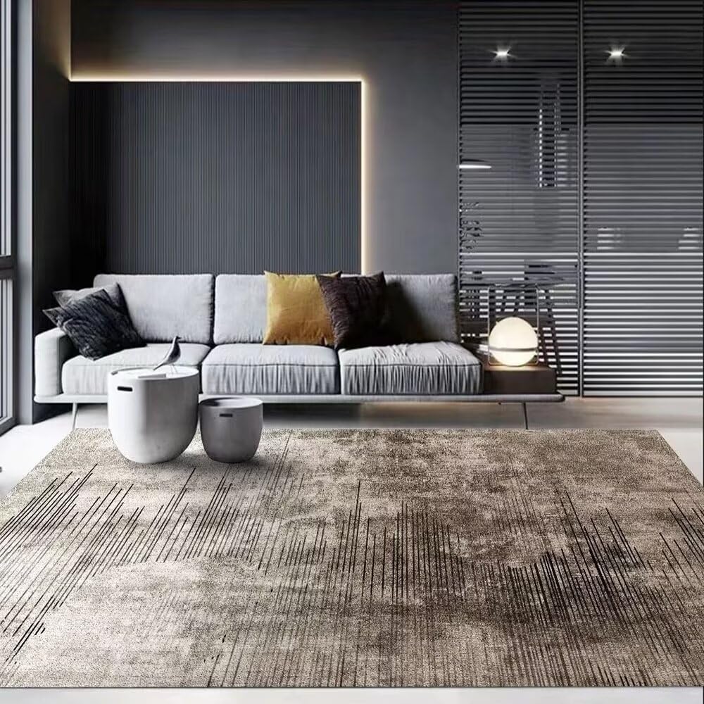 Tapis de sol cuisine ne s'estompe pas gris clair 120x200cm anti-taches
