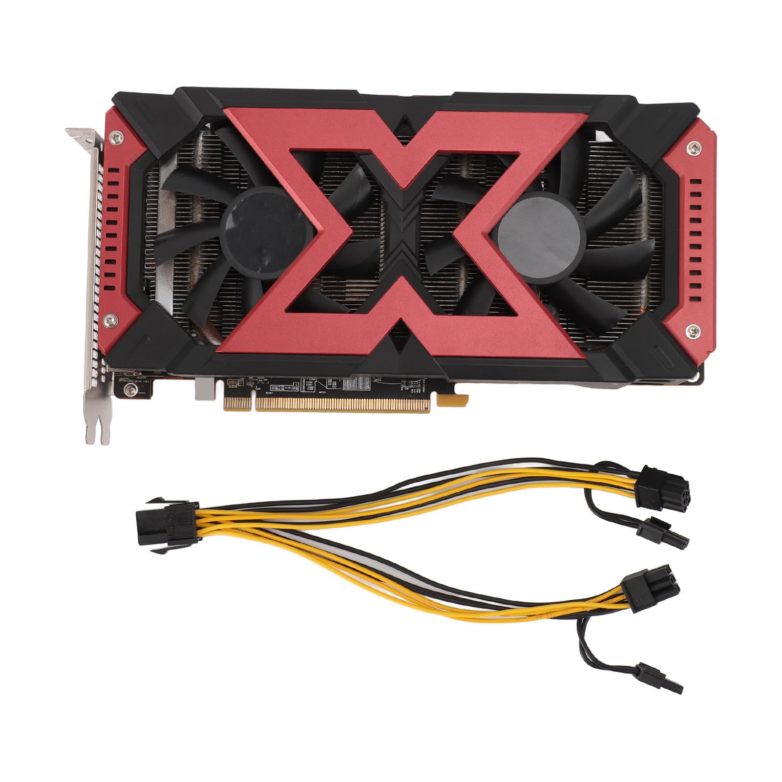RX580 8 GB GDDR5 256-bitowa Karta Graficzna do Gier, częstotliwość Rdzenia 1286 MHz, Obsługa Rozdzielczości 4096 X 2160, Podwójny Wentylator, PCI Express 3.0 X16, do Gier na