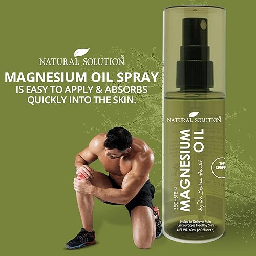 Miniatura 2 de Natural Solution Zechstein - Spray de aceite de magnesio, absorción ultra rápida para relajar músculos y articulaciones (paquete de 2)