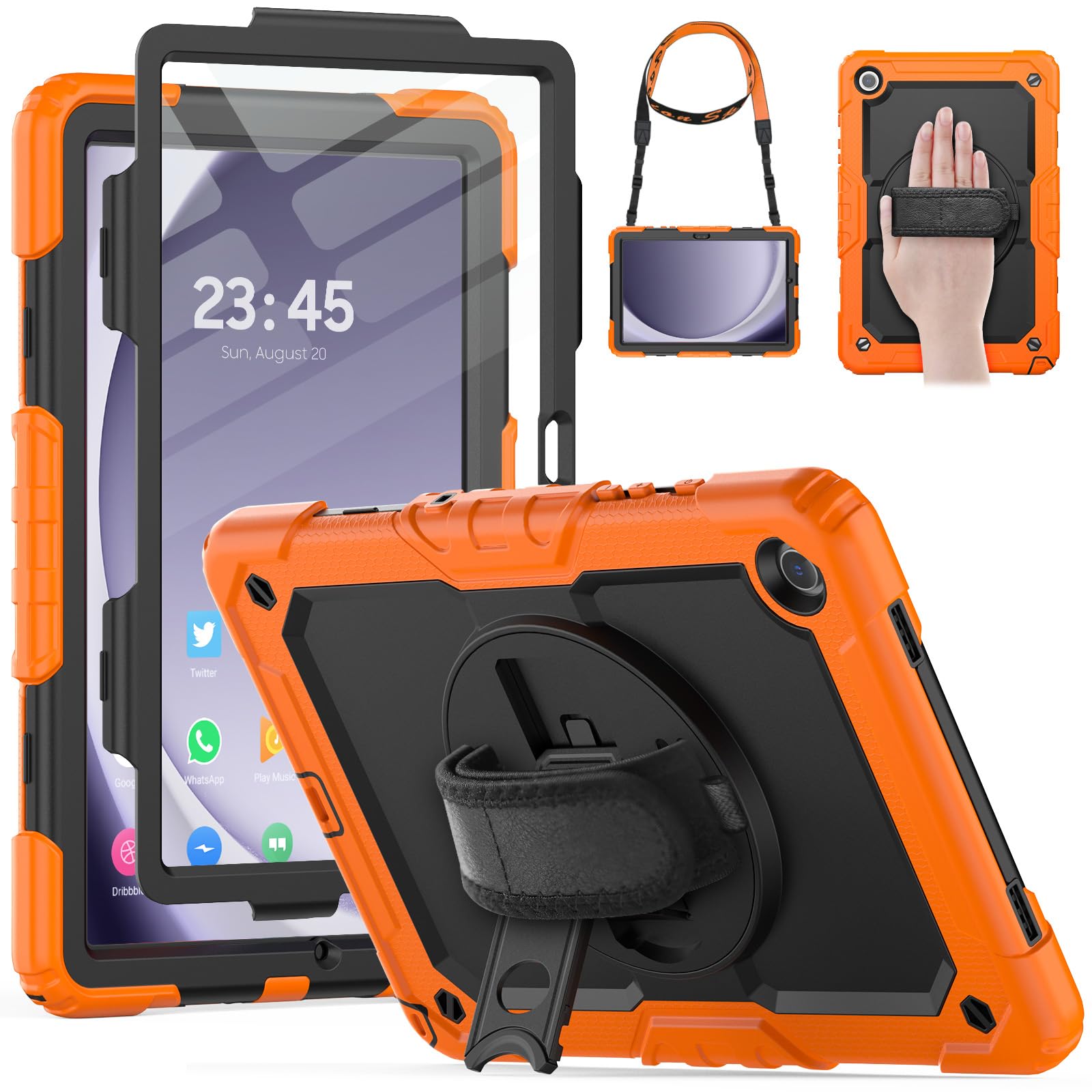 Amazon.com: HXCASEAC Case for Samsung Galaxy Tab A9+/ A9 Plus 11