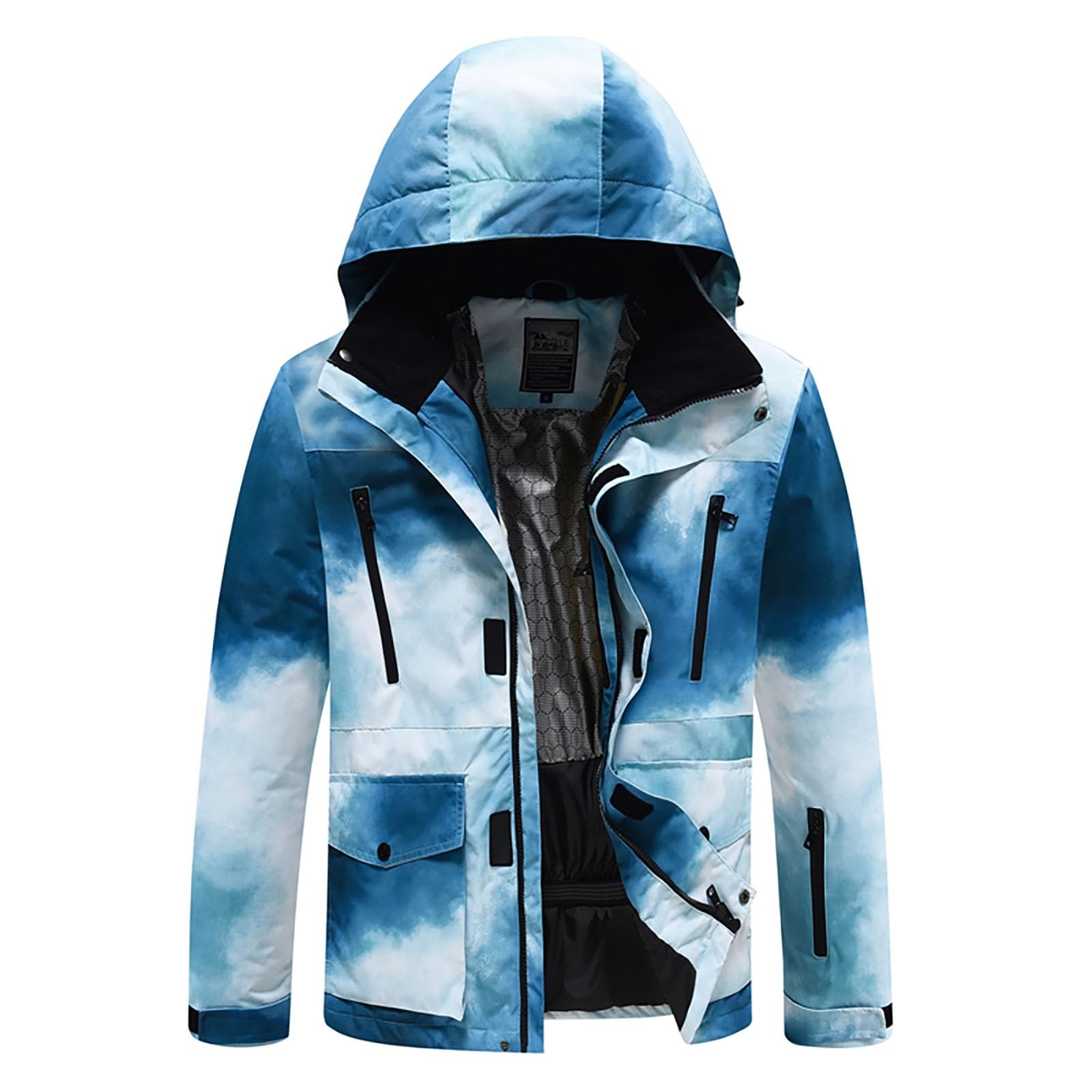Generico Giacca Da Neve Uomo Antivento Giacca Sci Tecnica Giubbotto Uomo Invernale Termica Cappotto Pesante Giacche Da Lavoro Giaccone Trekking Calda Giacchetto Parka