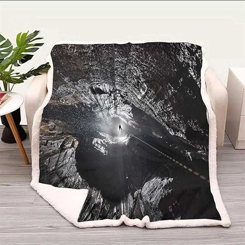 Miniatura 6 de Cobijas Calientes para Invierno - Manta térmica de microfibra para sofá, cama, sofá, tamaño individual, 59 x 70.8 pulgadas