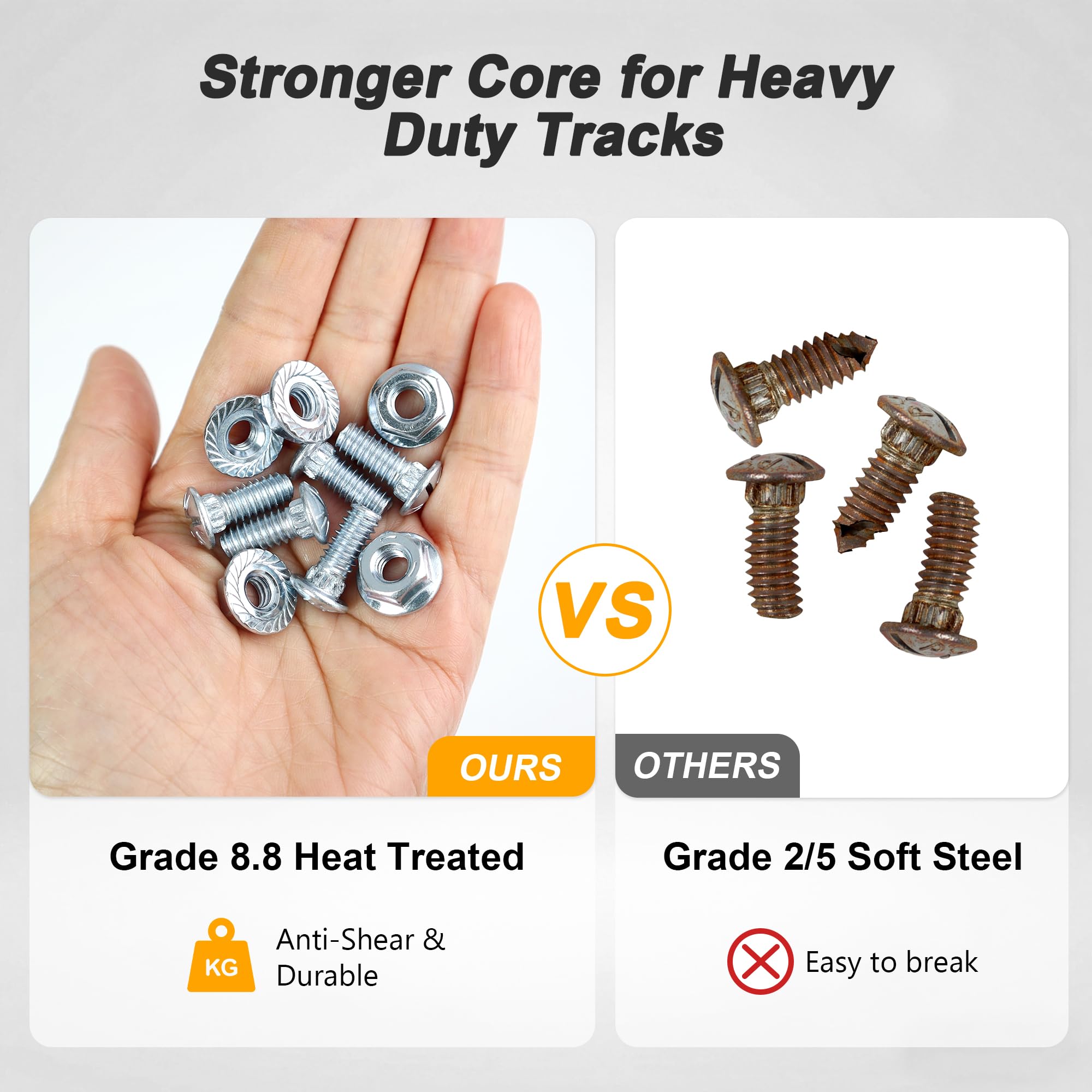 Garage Door Track Bolts - Grade 8.8 Steel -5
