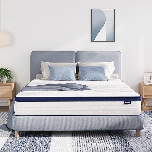 Avenco Twin Size Mattress, 10 Inche Mattresses in a Box for Pain Relief & Motion Isolation, CertiPUR-US Certified