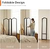 3/4 Panel Acrylic Room Divider Privacy Screen Translucent Folding Partition