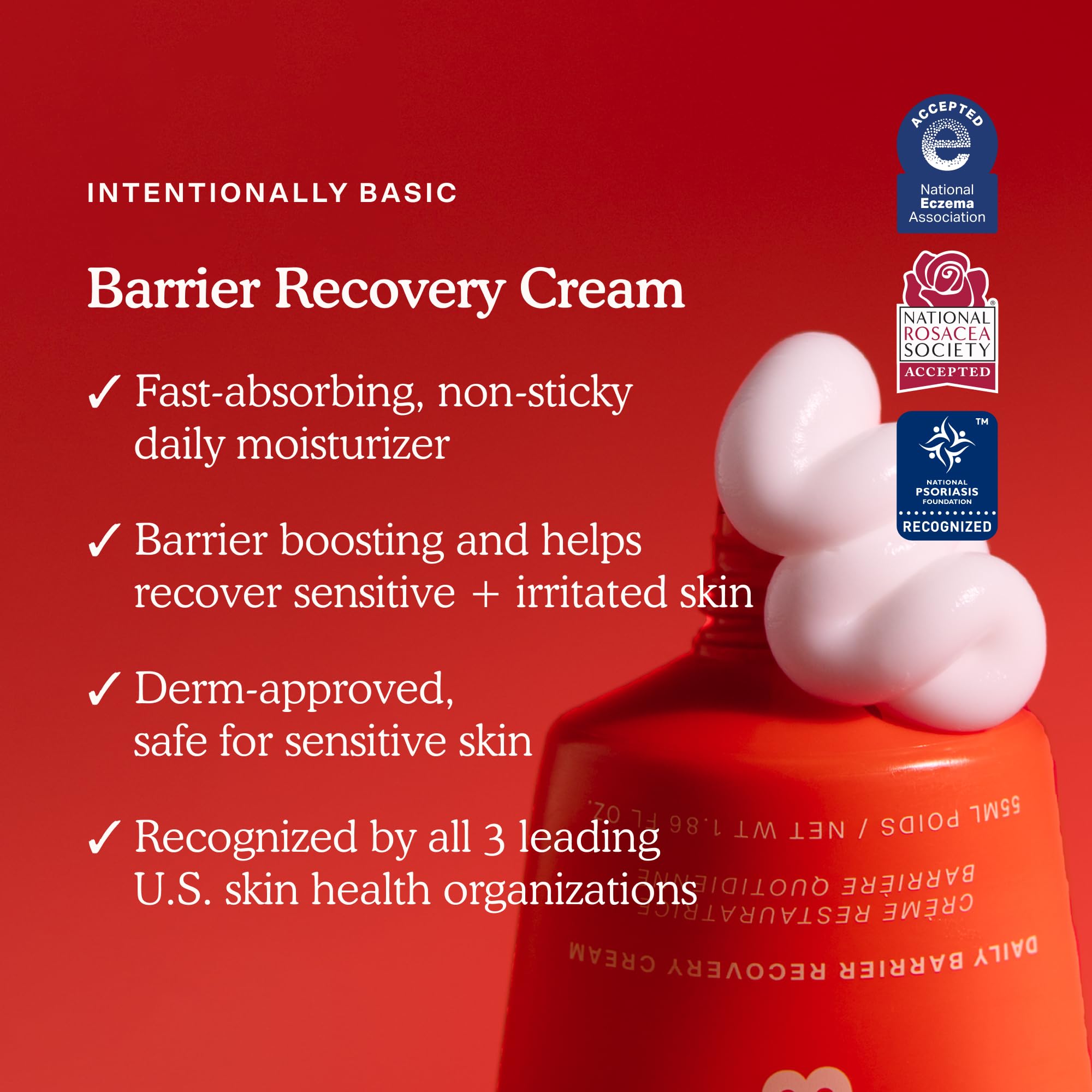 Tower 28 Beauty SOS Daily Skin Barrier Redness Recovery Moisturizer 1.86 oz / 52.73 g