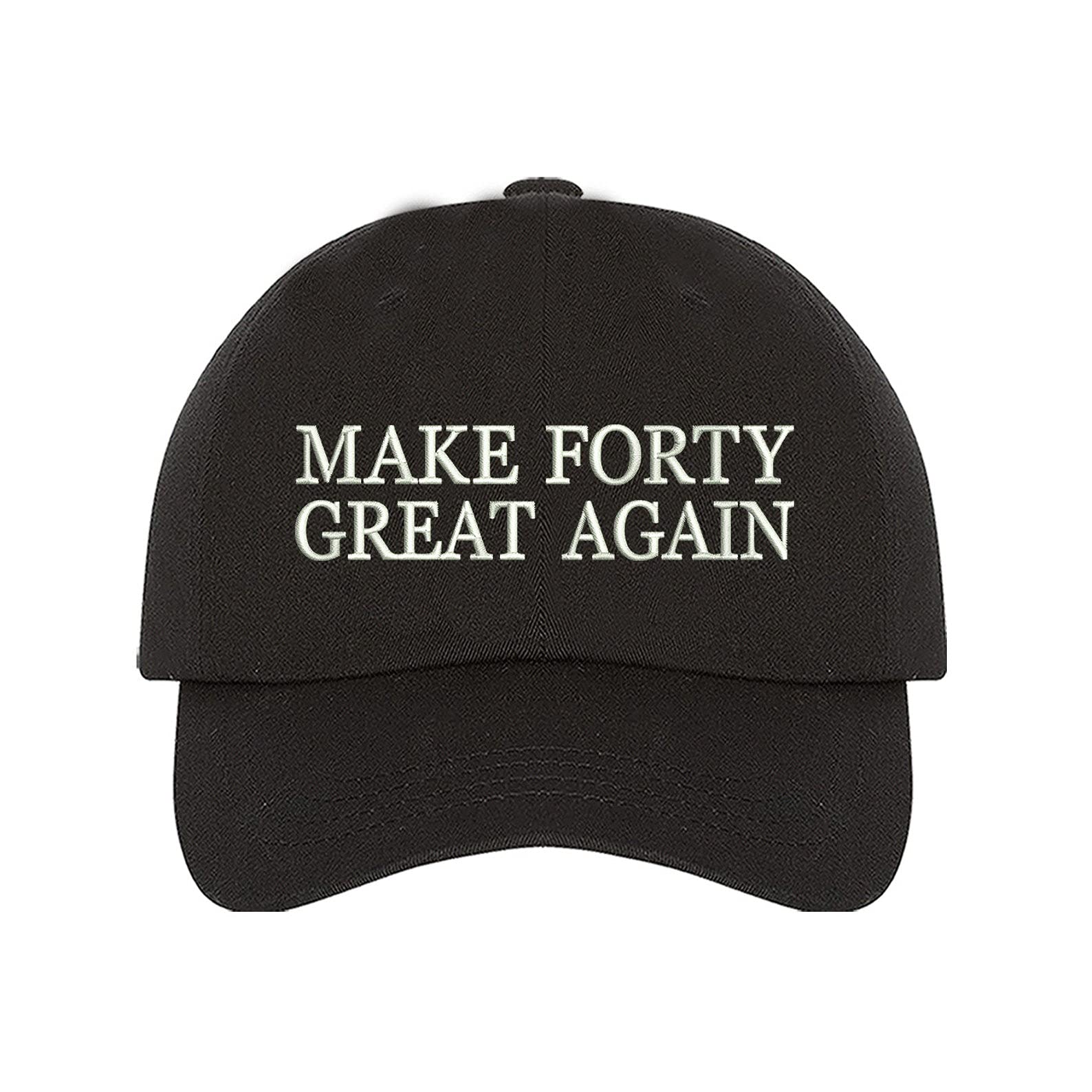 DSY Lifestyle - Make Forty Great Again Baseball Hat - 40th Birthday hat - Birthday Hat