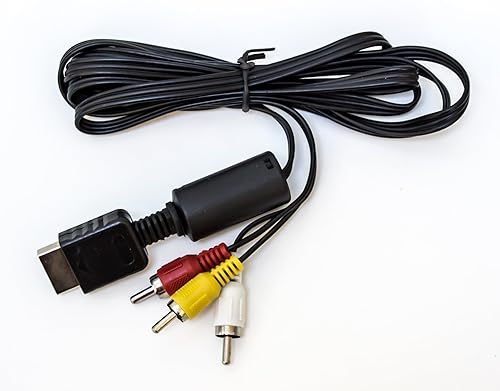 Old Skool Playstation Playstation 2 Playstation 3 (PS PS2 PS3 PSX) AV to RCA Cable