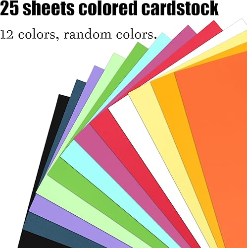 Vista 52 de 25 hojas de papel de cartulina rosa pulsar de 8.5 x 11 pulgadas, papel grueso de 92 libras para álbumes de recortes, invitaciones, impresión