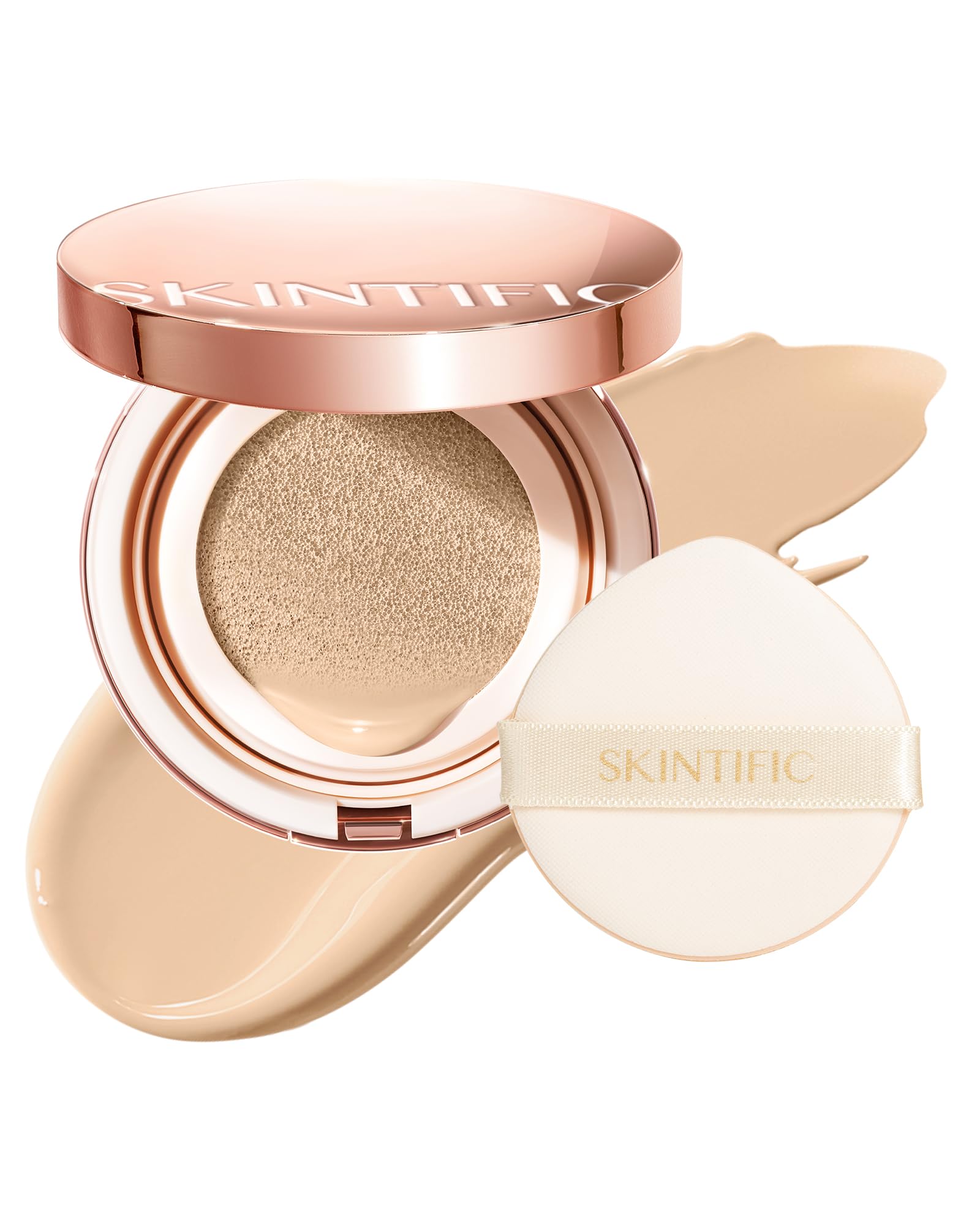 Amazon.com : SKINTIFIC Full Coverage Cushion Foundation #01W