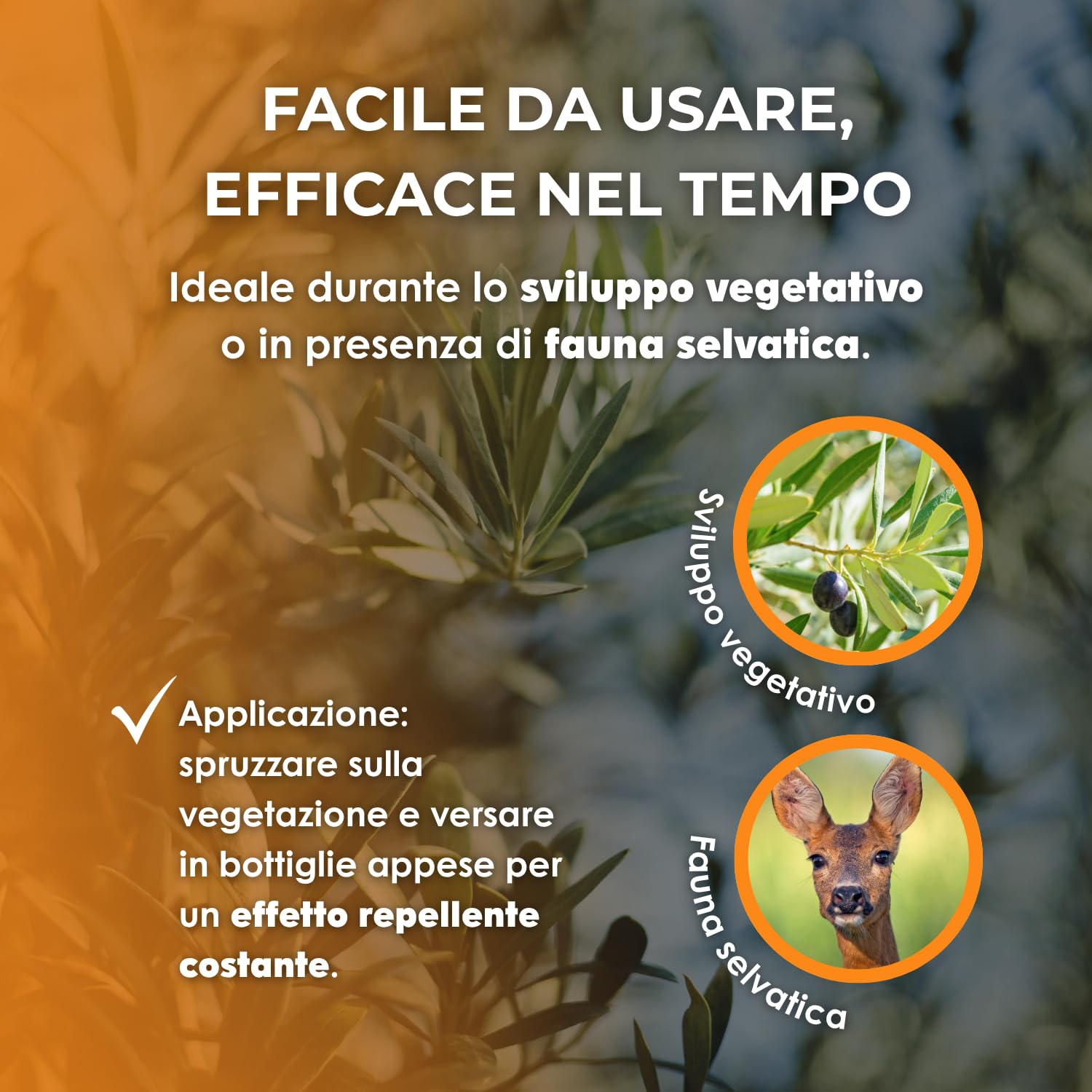 BIOEMO-RP® BIOEMO-RP® repellente per Cinghiali, Caprioli, Tassi, Lepri - concime azoto liquido (tanica 5 Kg)
