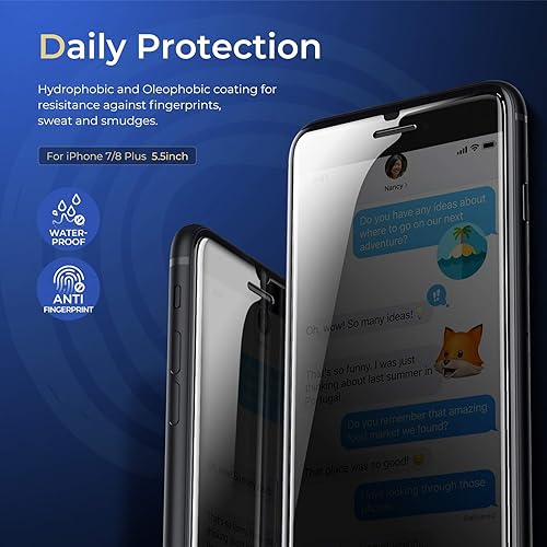 Miniatura 30 de ORIbox Protector de pantalla de vidrio templado antiarañazos para iPhone 11, paquete de 2 protectores de pantalla de vidrio templado antiarañazos
