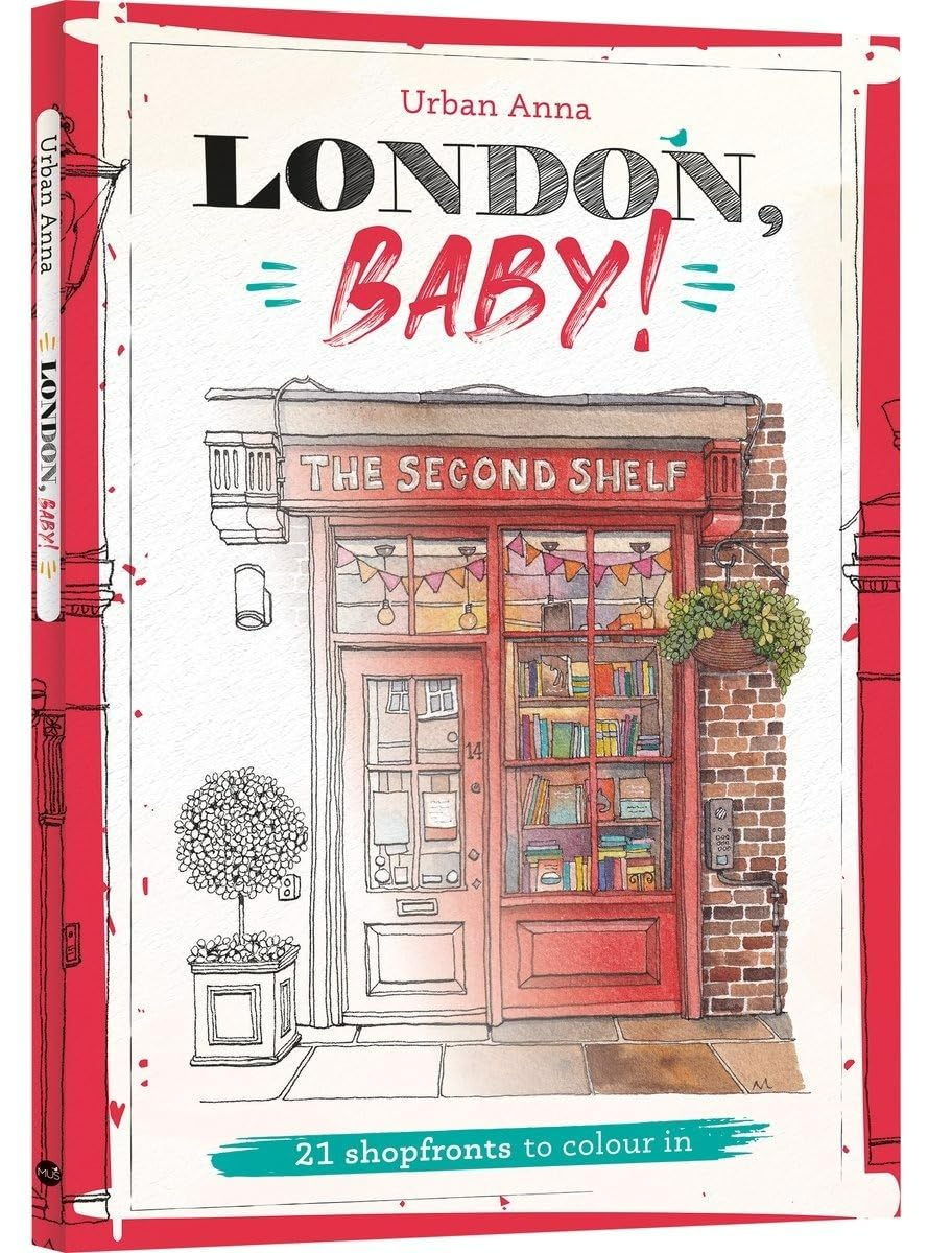 London, Baby! : 21 shopfronts to colour in