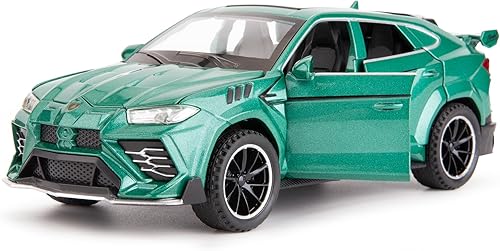 WAKAKAC Coche de juguete para 132 Urus modelo Car Pull Back con luz y sonido Vehículo de juguete para niños pequeños de 3 años y niñas, regalo de