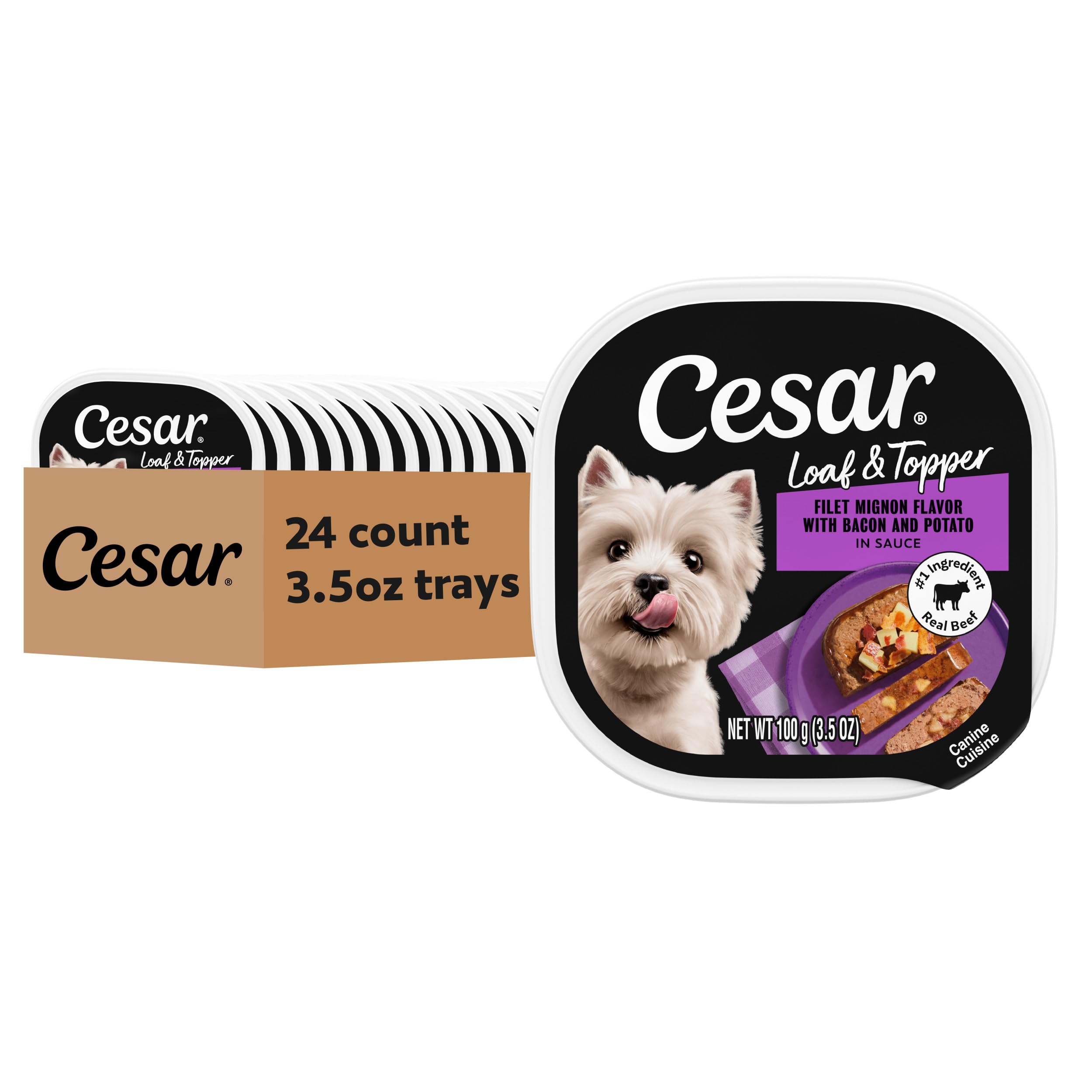 Cesar Loaf & Topper Filet Mignon Flavor with Bacon & Potato