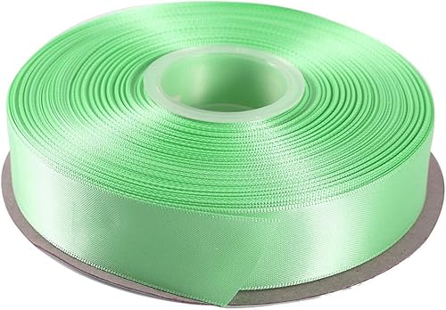 Miniatura 7 de ITIsparkle Cinta de satén de doble cara de 1 pulgada de 50 yardas, juego de rollos para envolver regalos, libros de recortes, recuerdos de fiesta,