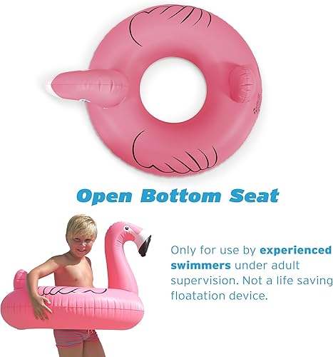 Miniatura 3 de GoFloats Flamingo Pool Float Party Tube - Inflatable Rafts, Adults & Kids