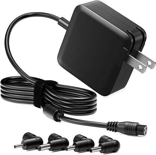 Powseed 65 W 45 W 33 W Cargador universal para portátil ASUS VivoBook Zenbook Chromebook 19V 3.42A 2.37A 1.75A Cable de alimentación de computadora