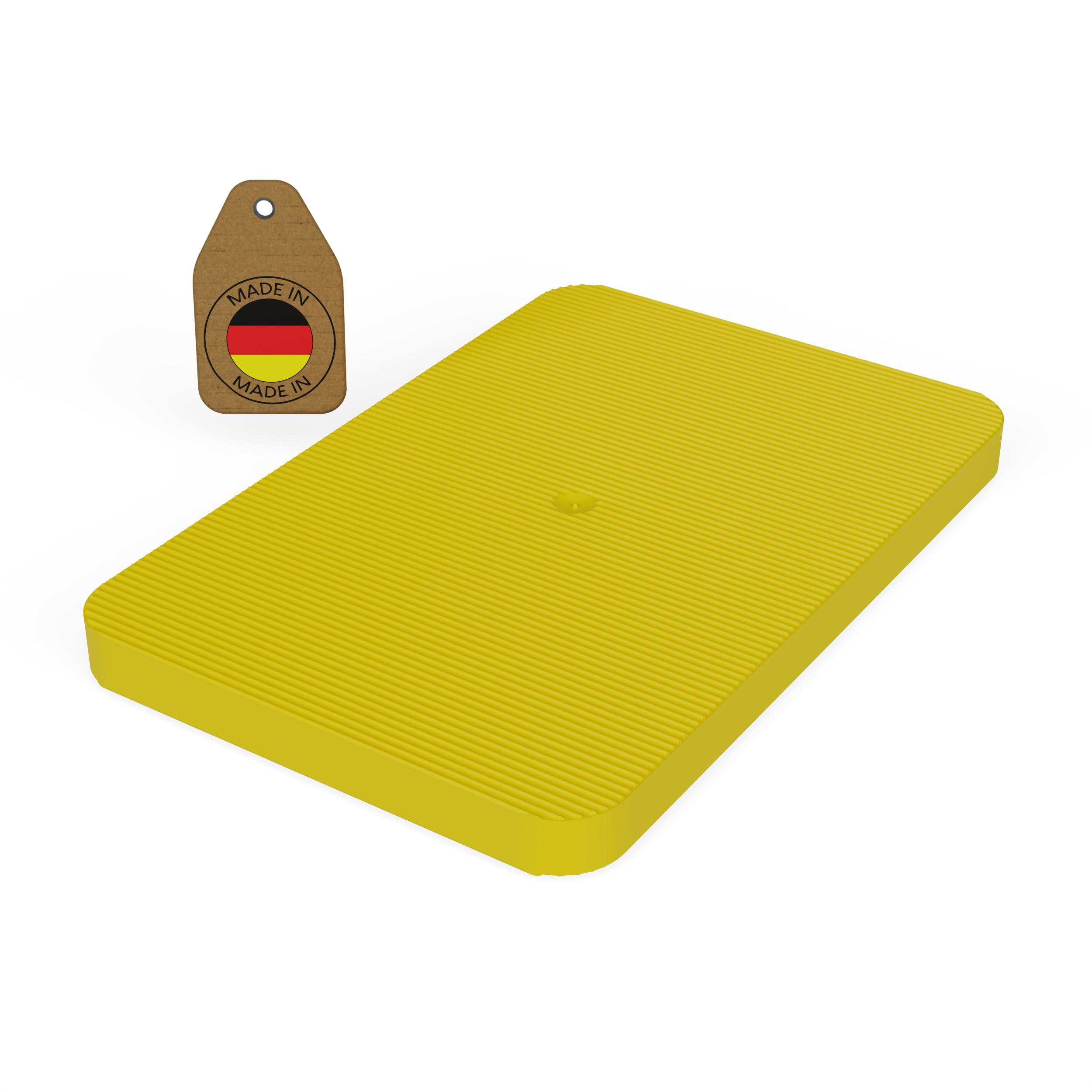 Fux Yellow Glazing Packers 100 - Plastic Shims & Spacers 60X40x4mm For Glass & Door Frames