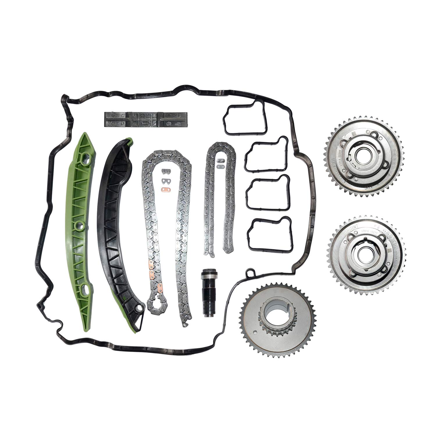 Bisenya Nockenwellenrad Steuerkettensatz Kompatibel mit W204 S204 W212 C207 | Kompatibel mit S212 A207 R172 C204 C180 C200 C250 E200 E250 CGI SLK250, 2710501400