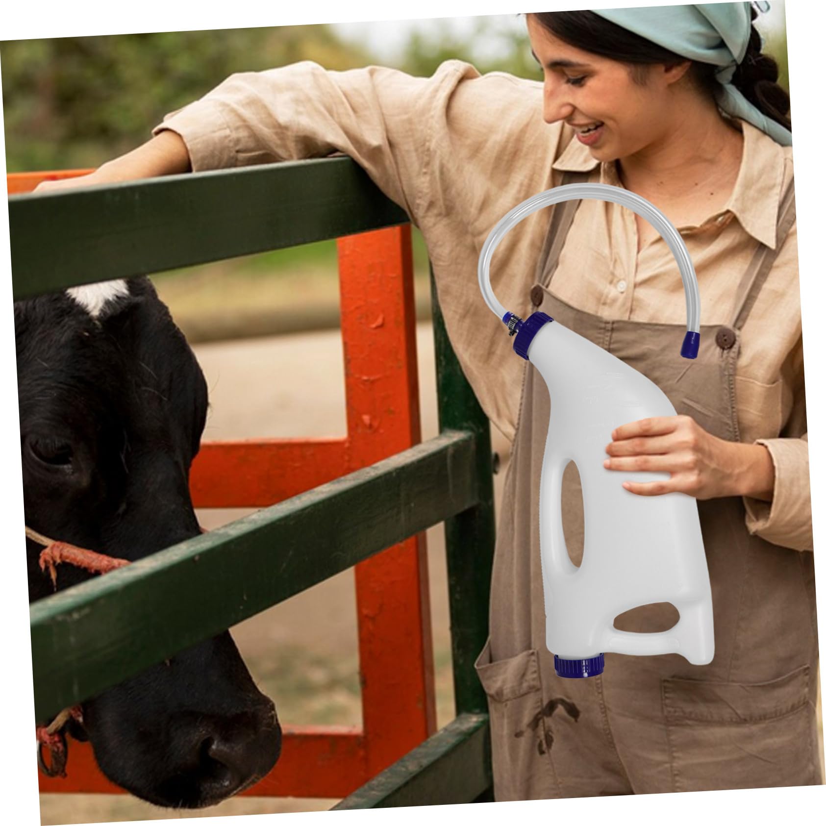 Toyvian Biberon Per Vitelli Biberon Portatile Per Alimentazione Del Latte Dei Vitelli Attrezzatura Per Alimentazione Di Piccoli Animali