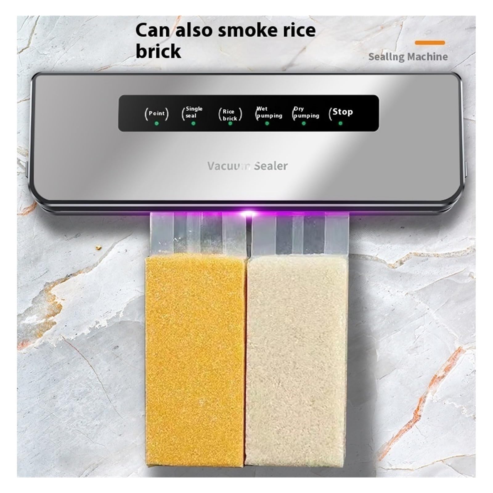 Máquina de sellado, Máquina de envasado al vacío, cocina doméstica, Mini máquina de sellado de plástico pequeña, máquina de mantenimiento fresco, máquina de sellado al vacío automática